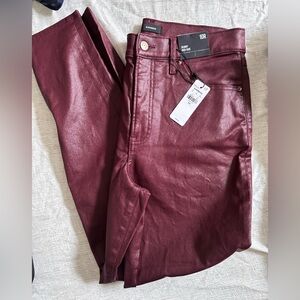 Express Women's Deep Burgundy Jeans